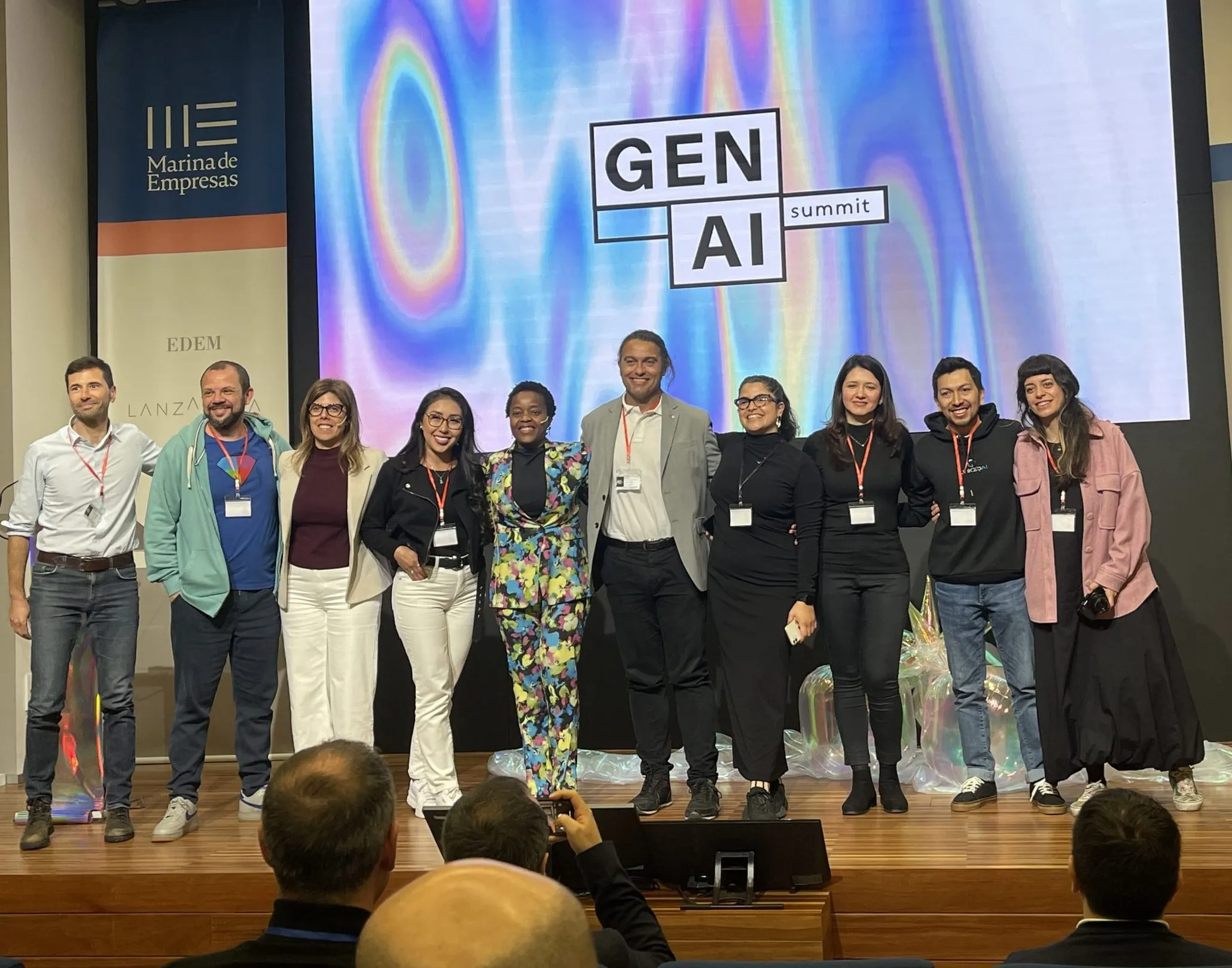 Gen AI Summit 2025 — attendees group photo